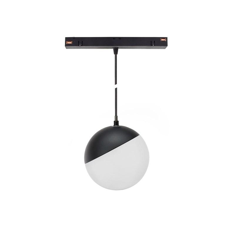 Shift Globe - hængende kuglelampe, sort/hvid