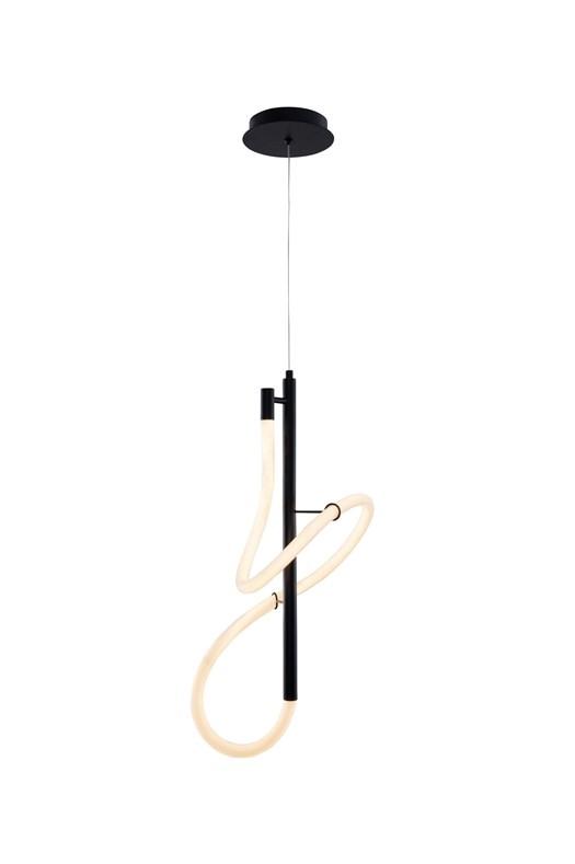 LED pendellampe Tigris Bar 4000K - sort billede