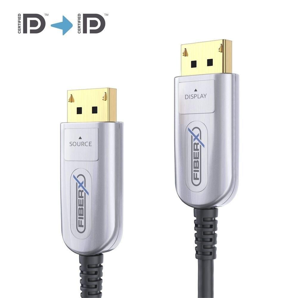 FiberX FX-I260-010 - 8K DisplayPort 2.0 AOC glasfiberkabel, 10 m