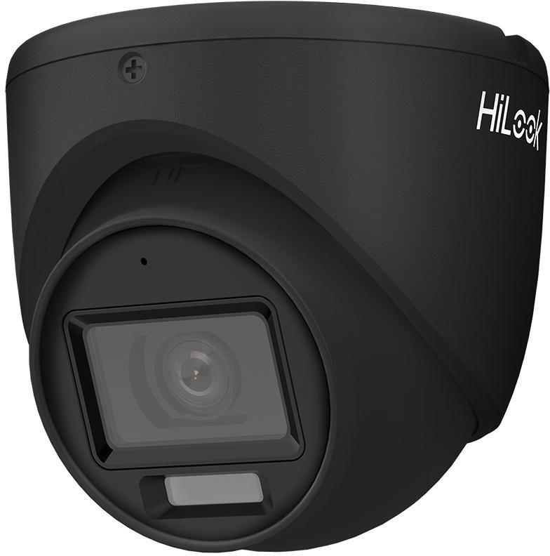 HiLook Dome 4‑in‑1 overvågningskamera 8 MP - sort, 2,8 mm (TVI‑T8M‑20DL)