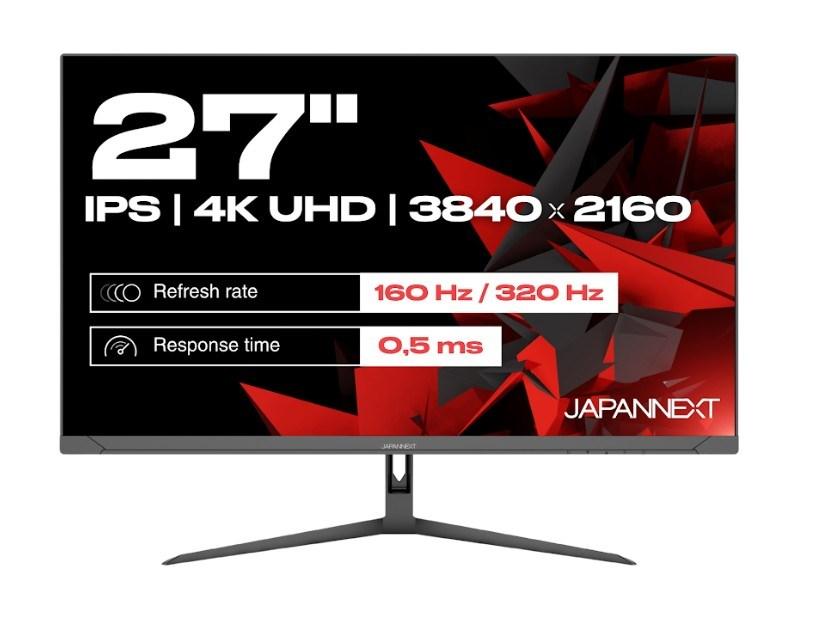 JAPANNEXT JN-I270UHD16FHD32 27" 4K IPS gaming-skærm - sort