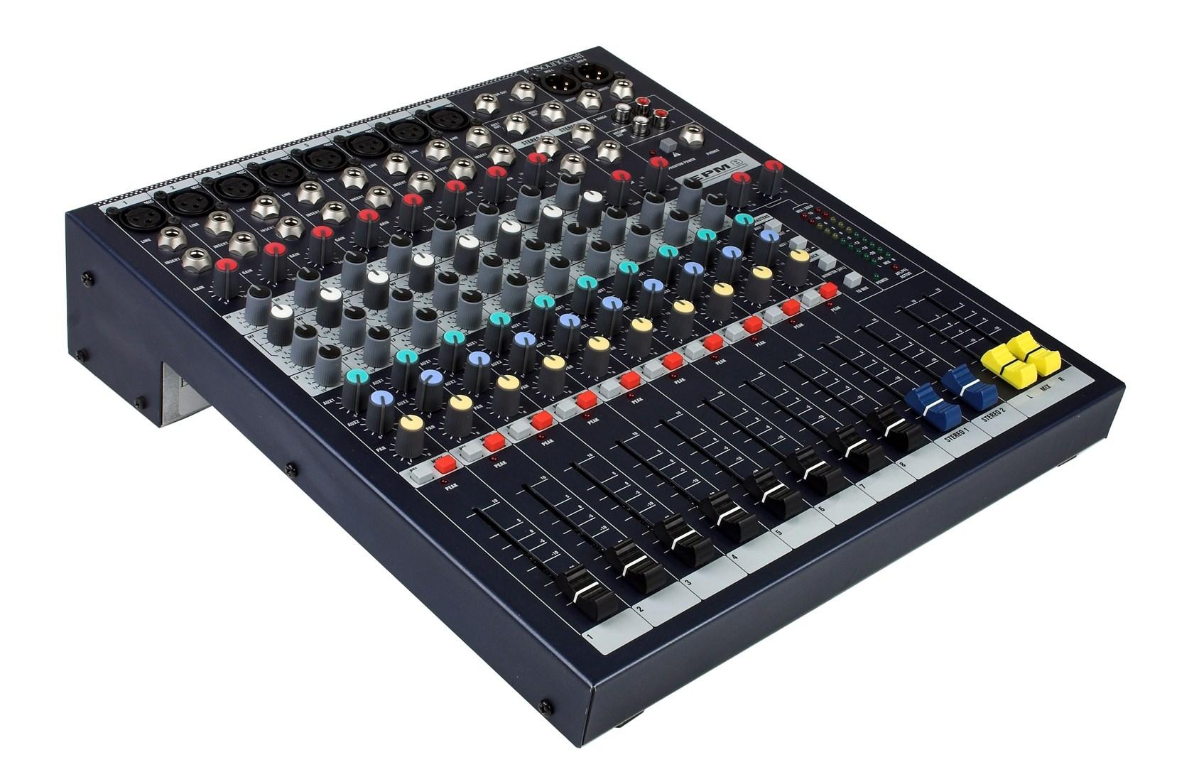 Soundcraft EPM8 - analogt mikserbord til studie og live