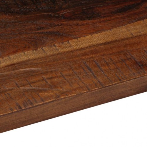 Bordplade 140×40×2,5 cm - rektangulær i massivt genbrugstræ