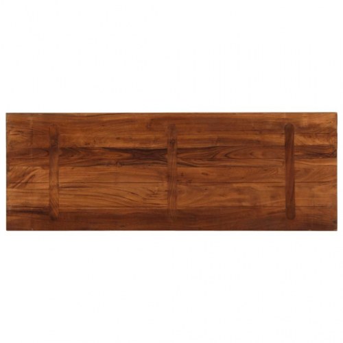 Bordplade 160x50x2,5 cm rektangulær massivt genbrugstræ