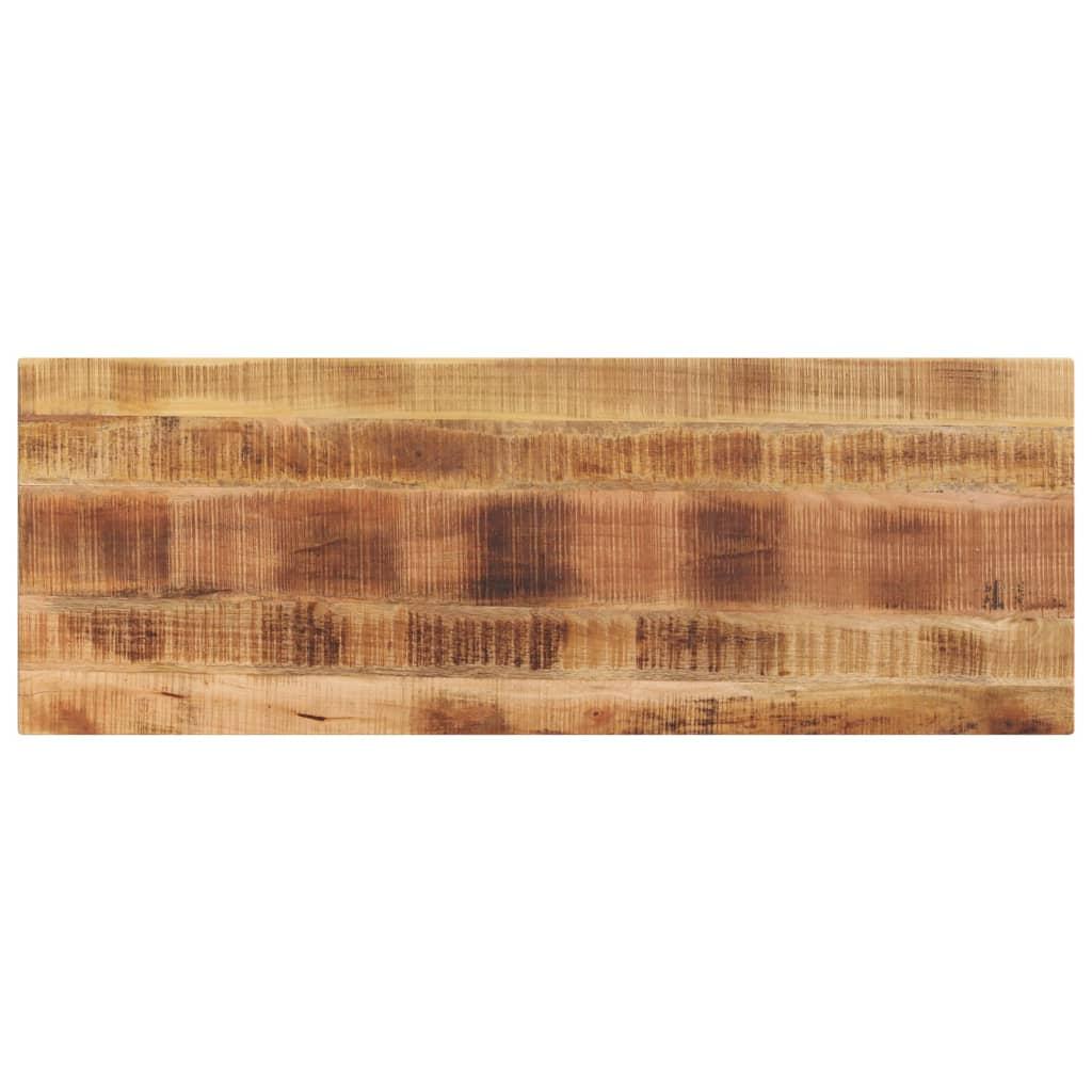 Bordplade 160x50x3,8 cm rektangulær massivt ru mangotræ