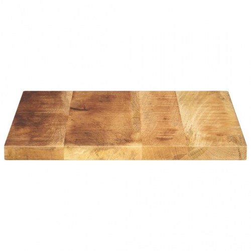 Bordplade 40x40x3,8 cm firkantet massivt ru mangotræ
