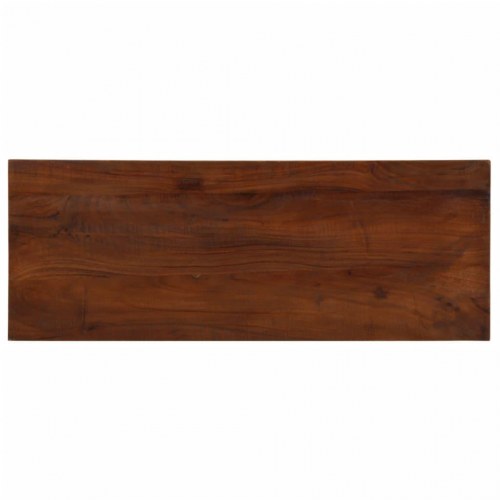 Bordplade 70×40×3,8 cm - rektangulær i massivt genbrugstræ