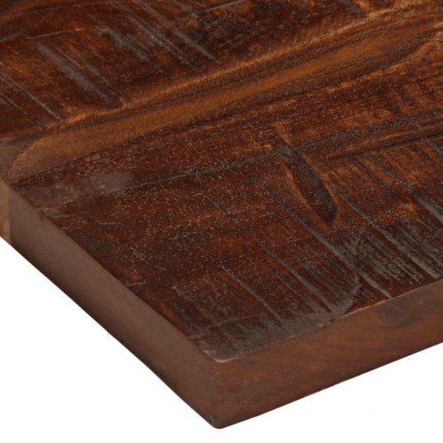 Bordplade 50 × 20 × 3,8 cm - rektangulær i massivt genbrugstræ