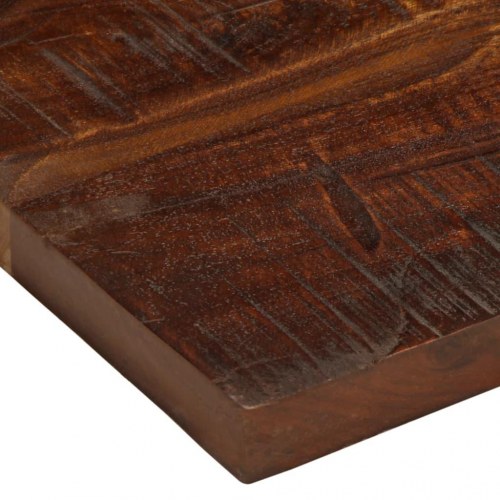 Bordplade 50x20x2,5 cm rektangulær massivt genbrugstræ