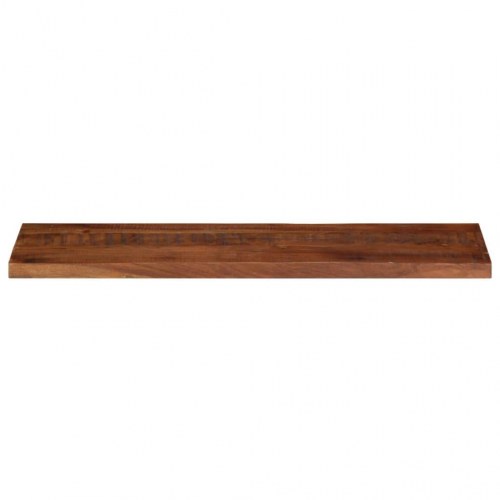 Bordplade 100x30x2,5 cm rektangulær massivt genbrugstræ