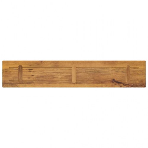 Bordplade i massivt mangotræ 160 × 40 × 3,8 cm - rektangulær