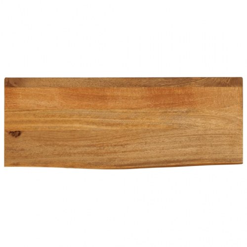 Bordplade 70 x 30 x 3,8 cm med naturlig kant i massivt mangotræ