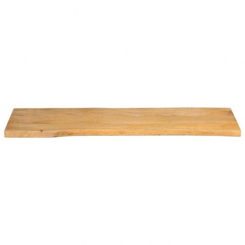 Bordplade 110x40x3,8 cm naturlig kant massivt mangotræ
