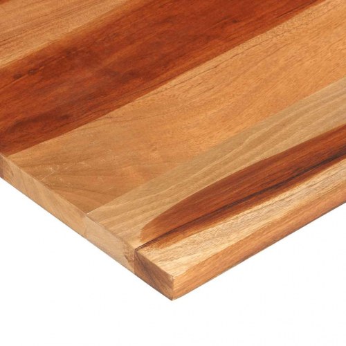 Bordplade i massivt akacietræ 140 x 60 cm