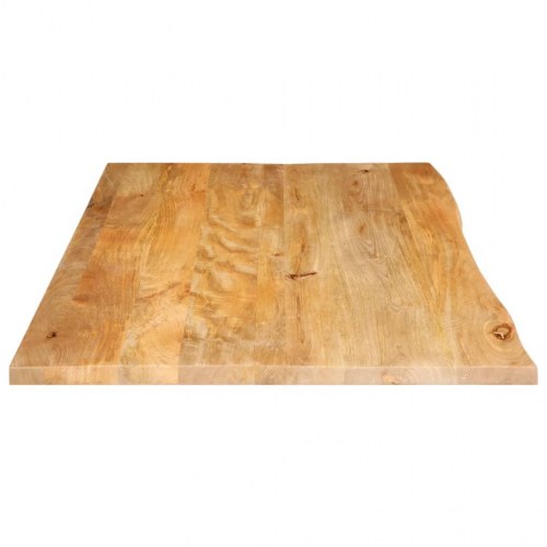 Bordplade 120 × 60 × 3,8 cm med naturlig kant - massivt mangotræ