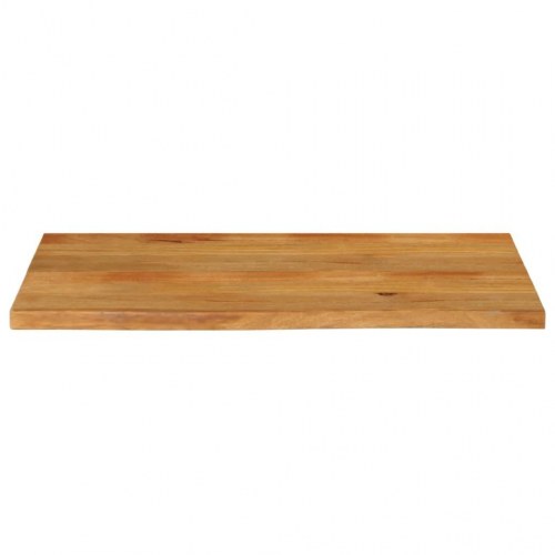Bordplade 120x60x2,5 cm naturlig kant massivt mangotræ