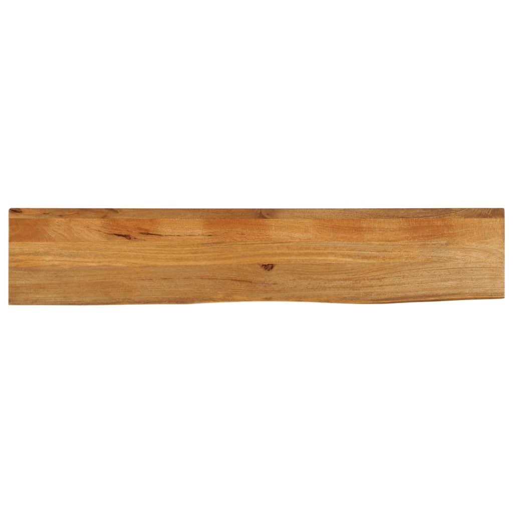 Bordplade 180x40x2,5 cm naturlig kant massivt mangotrÃ¦