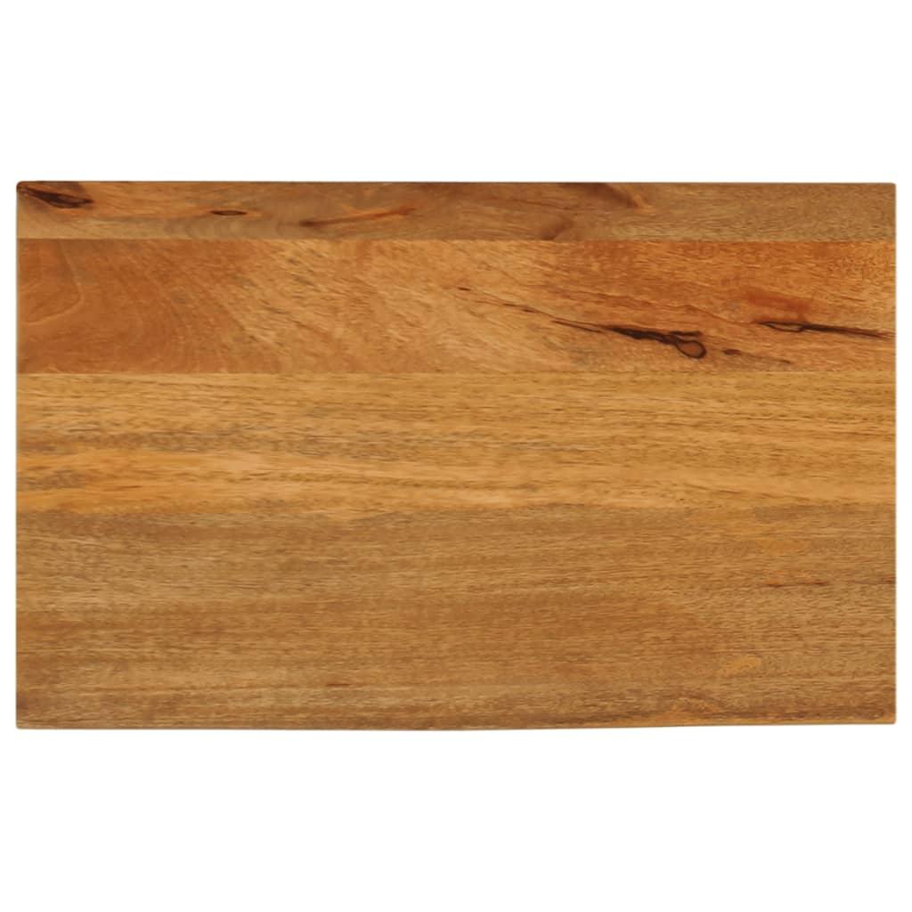 Bordplade 60x40x2,5 cm naturlig kant massivt mangotrÃ¦