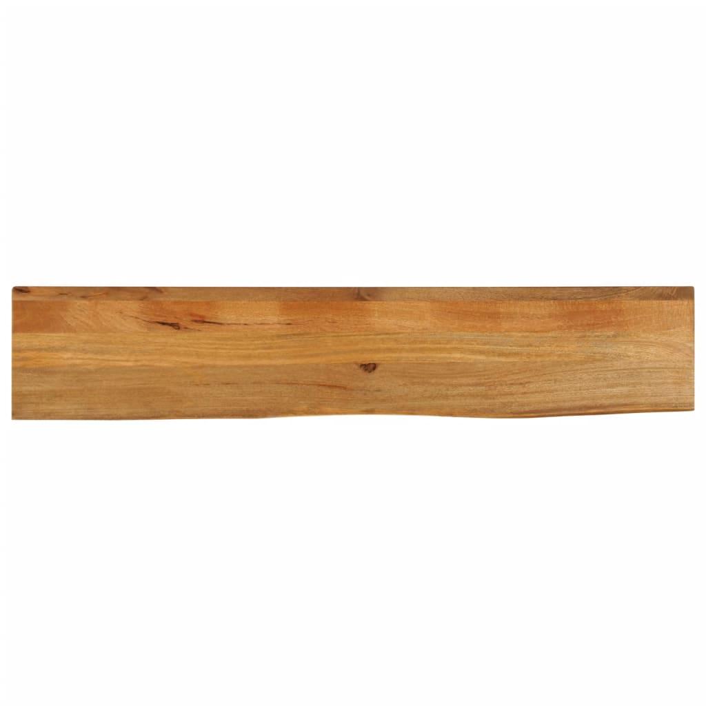Bordplade 160x30x2,5 cm naturlig kant massivt mangotrÃ¦