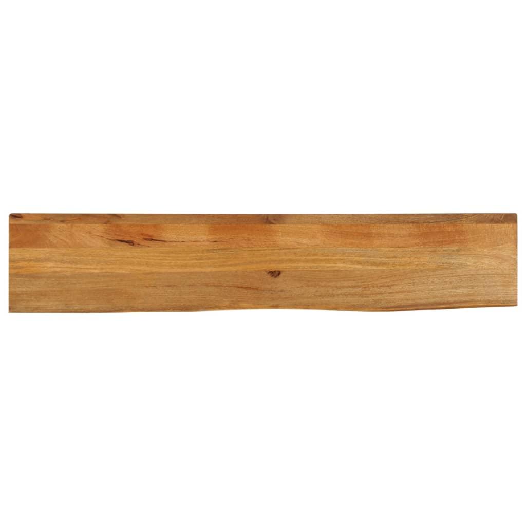 Bordplade 140x30x2,5 cm naturlig kant massivt mangotrÃ¦