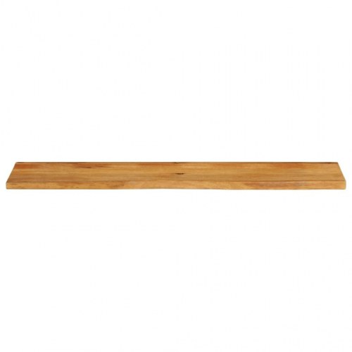 Bordplade med naturlig kant i massivt mangotræ - 140 x 30 cm