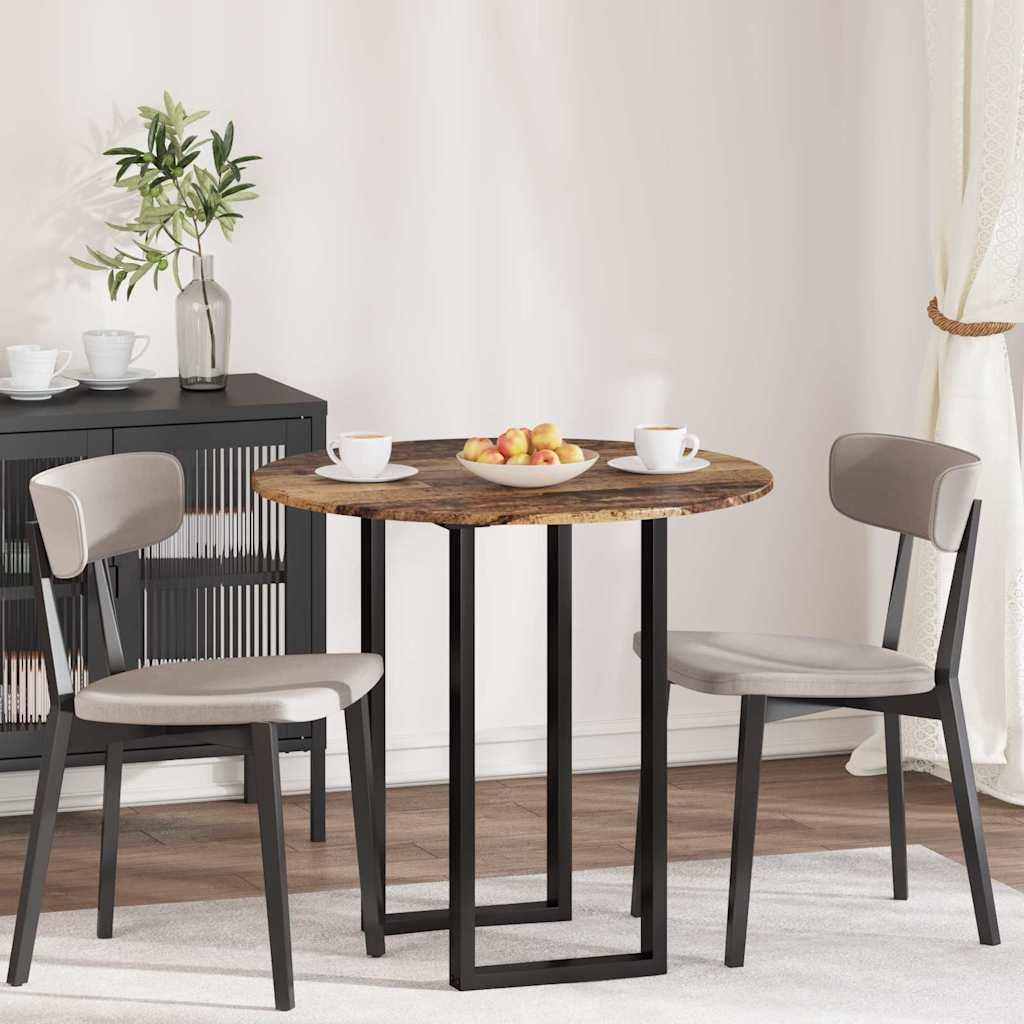 Bordplade Gammelt træ 80 x 80 x 1.5 cm Konstrueret træ