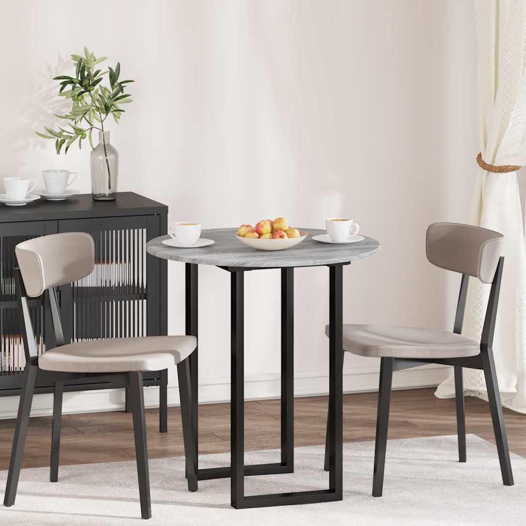 Bordplade Grå sonoma-eg 70 x 70 x 1.5 cm Konstrueret træ