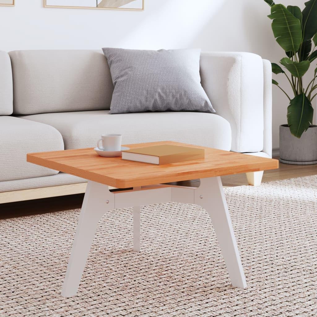 Bordplade 60x60x2,5 cm firkantet massivt bøgetræ