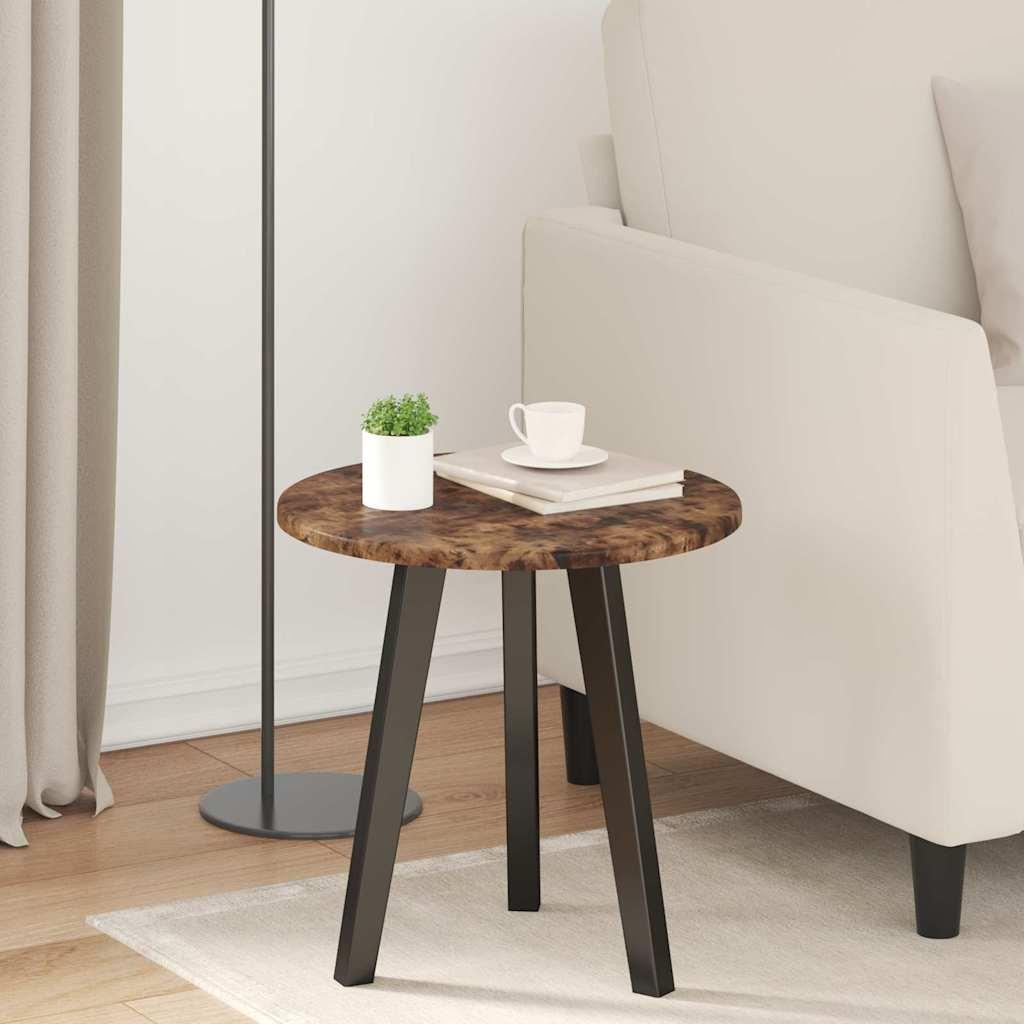 Bordplade Røget eg 40 x 40 x 1.5 cm Konstrueret træ