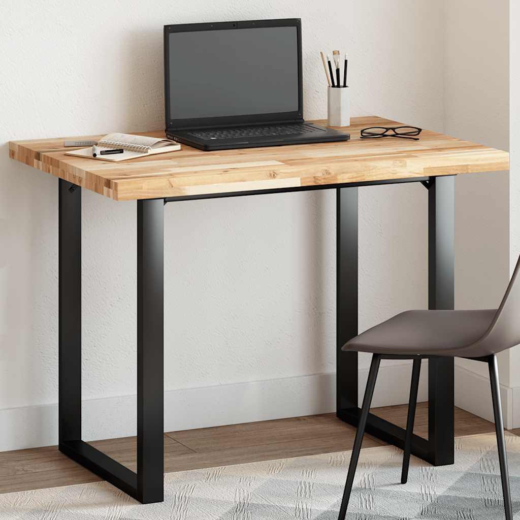 Bordplade 100x70x4 cm rektangulær massivt akacietræ