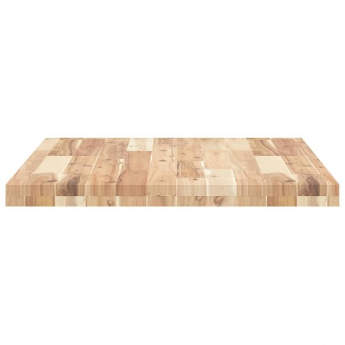 Rektangulær bordplade i massivt akacietræ 100 x 60 x 4 cm