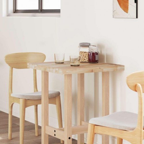 Bordplade 80 x 60 x 4 cm rektangulær - massivt akacietræ