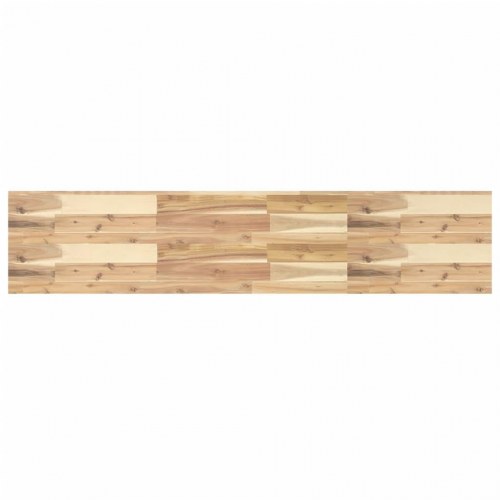Bordplade i massivt akacietræ 140 x 30 x 4 cm - rektangulær