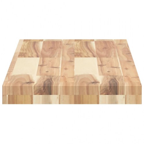 Bordplade i massivt akacietræ 100 x 30 x 4 cm - rektangulær