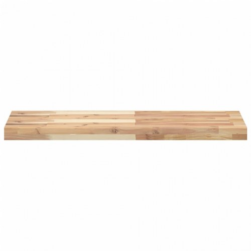 Bordplade i massivt akacietræ 80 x 30 x 4 cm - rektangulær