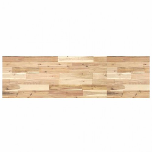 Bordplade i massivt akacietræ 160 x 40 x 4 cm - rektangulær