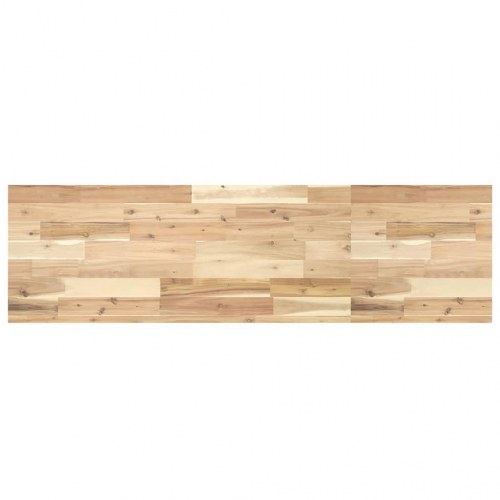 Bordplade i massivt akacietræ 140 x 40 x 4 cm - rektangulær