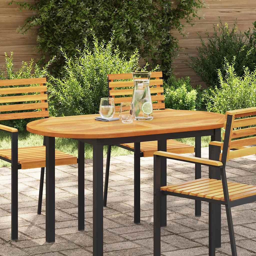 Bordplade Olie Naturlig Massivt Akacietræ - 120 x 70 x 2 cm