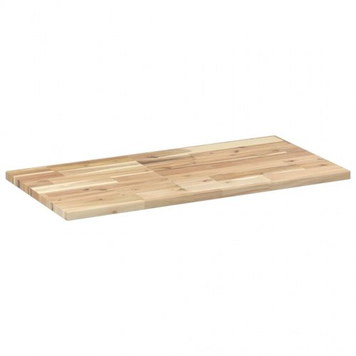Bordplade i massivt akacietræ 80 x 40 x 2 cm - rektangulær