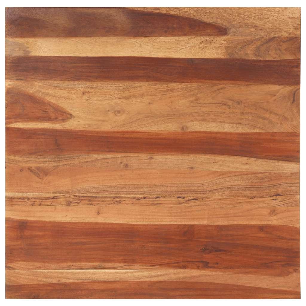 Bordplade 15-16 Mm 60X60 Cm Massivt Akacietræ - Massivt sheeshamtræ / 80 x 80 cm 25-27 mm