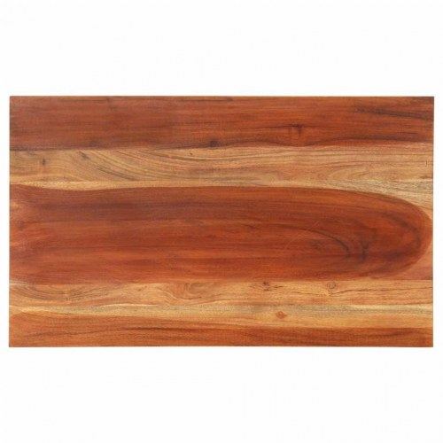 Bordplade i massivt akacietræ 60 x 100 cm - honningbrun