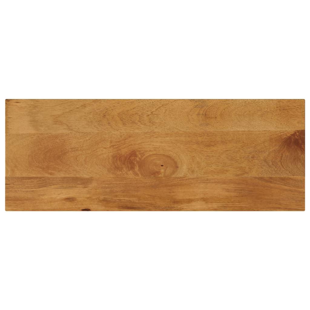bordplade 80x30x3,8 cm rektangulær massivt mangotræ