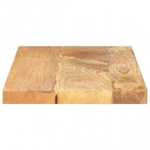Rektangulær bordplade i massivt mangotræ 60 x 40 x 3,8 cm