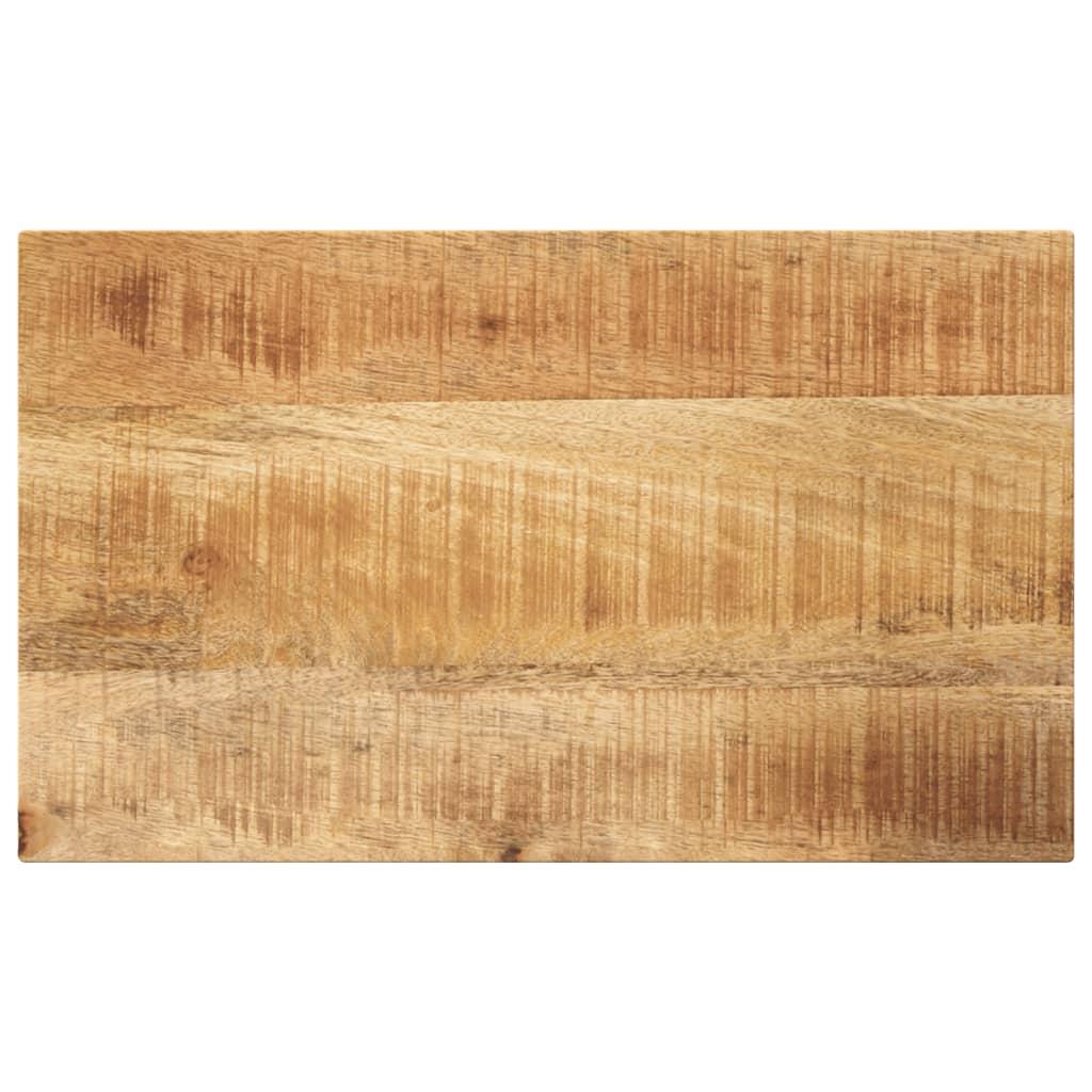 Bordplade 40x20x2,5 cm rektangulær massivt ru mangotræ