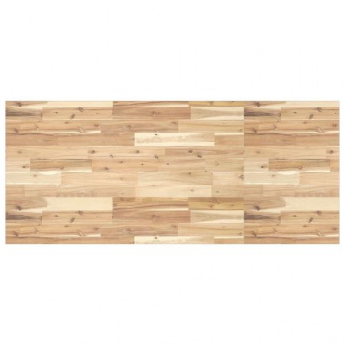 Bordplade 120x60x2 cm rektangulær massivt akacietræ