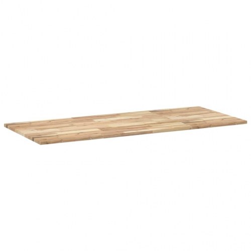 Bordplade 120x60x2 cm rektangulær massivt akacietræ