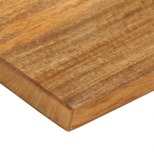Bordplade 140x60x2,5 cm naturlig kant massivt mangotræ