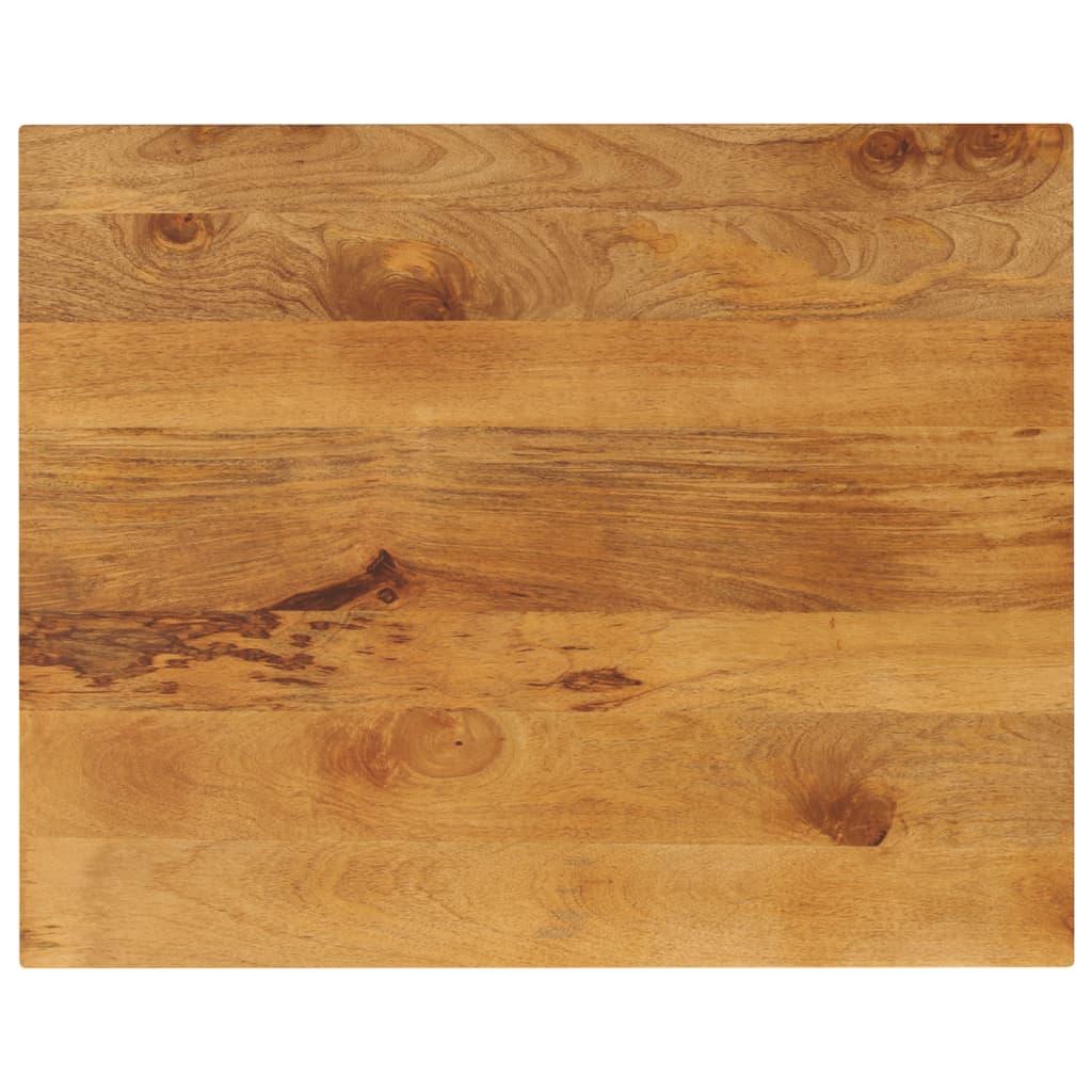Bordplade 90x80x3,8 cm rektangulær massivt mangotræ