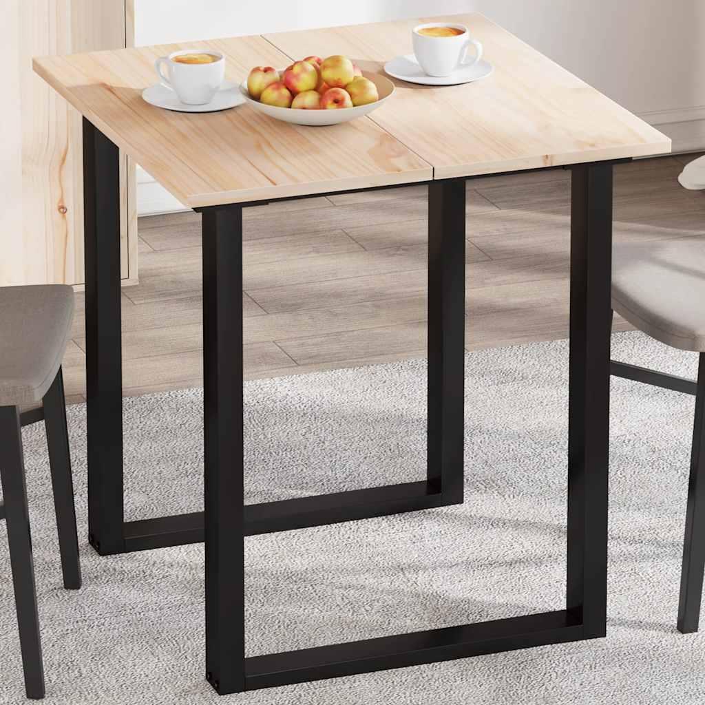Bordplader i massivt fyrretræ - 2 stk. rektangulære 70 × 35 × 1,7 cm