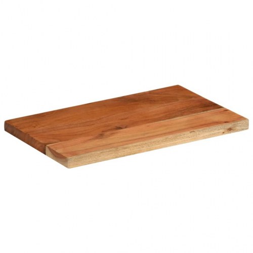 Rektangulær bordplade 50 × 40 × 3,8 cm - massivt akacietræ, natur